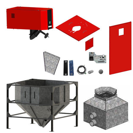 ThermoFlux Saugsystem inkl. Pelletsilo für HKK BioFlux Plus |  klimaworld.com