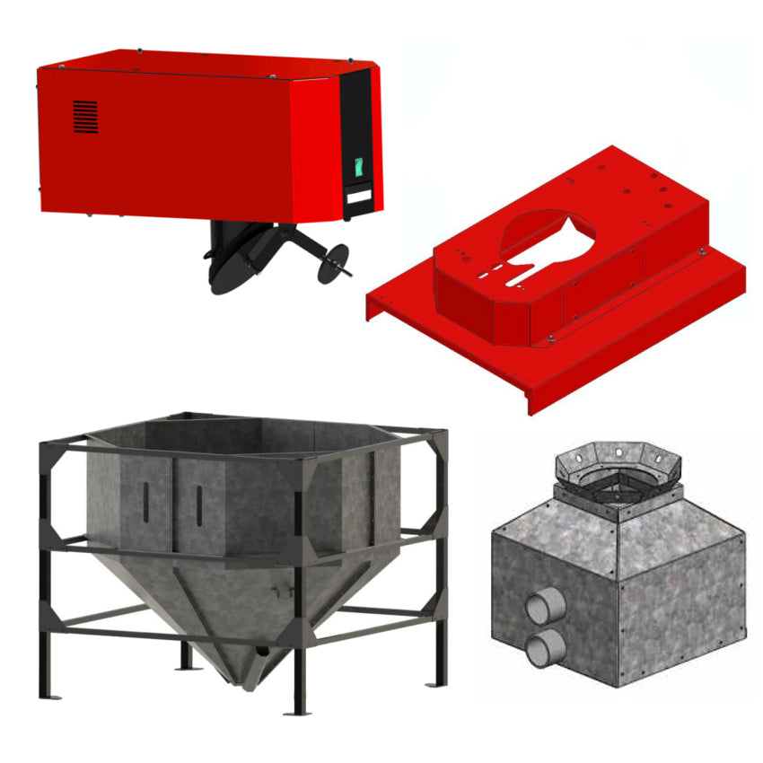 ThermoFlux Saugsystem inkl. Pelletsilo