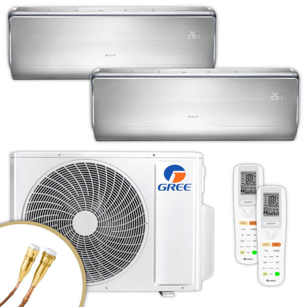 GREE | Klimaanlage U-CROWN | 2,7 kW + 2,7 kW | Quick-Connect