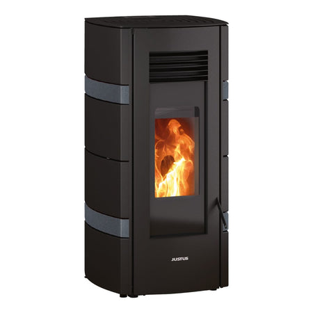 Justus Pelletofen Sia conStone Anthrazit | klimaworld.com