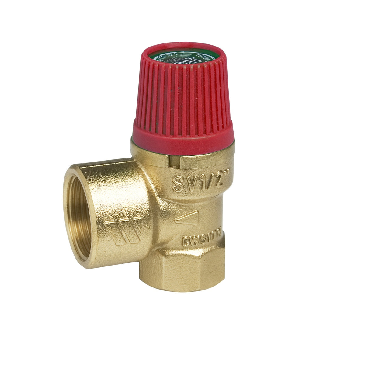 Sicherheitsventil 1/2" Überdruckventil für 2,5 bar Heizungssysteme