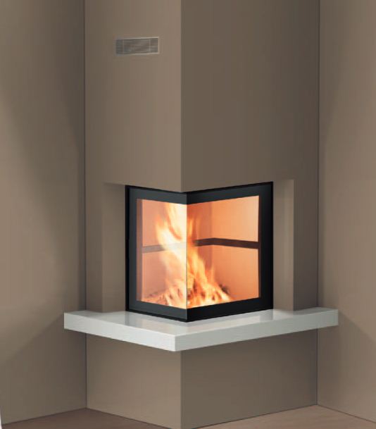 Edilkamin Side Plus 50x50 8kW natürliche Belüftung 