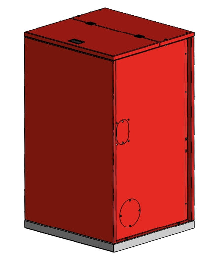 Pelletbehälter FH-500 Pelletsilo ThermoFlux 500 Liter Volumen