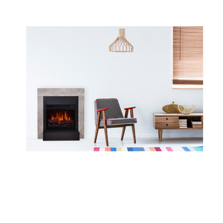 Aflamo LED Elektrokamin Simple Beton mit LED 60 3D, Ambiente | klimaworld.com