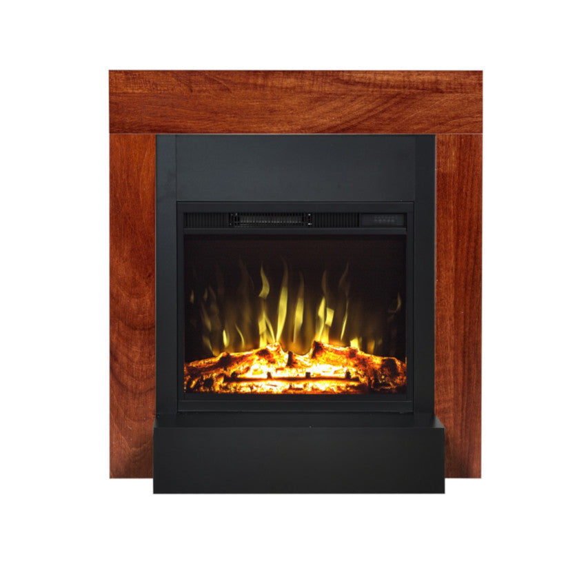 Aflamo Elektrokamin Simple Walnuss mit LED 60 Classic | klimaworld.com
