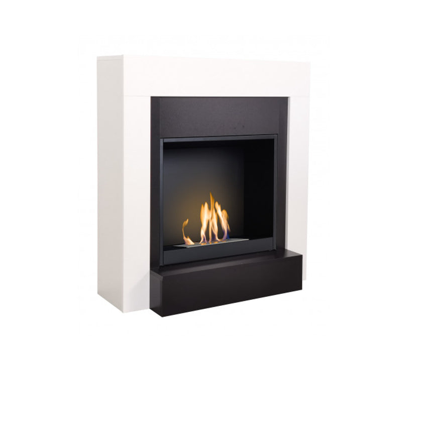 Aflamo Bio-Kamin Simple mit Einsatz Bio 60, seitlich | klimaworld.com