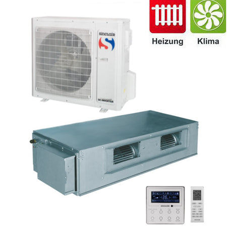 Sinclair Kanalklimagerät DC-Inverter Klimaanlage UNI Baureihe 7kW