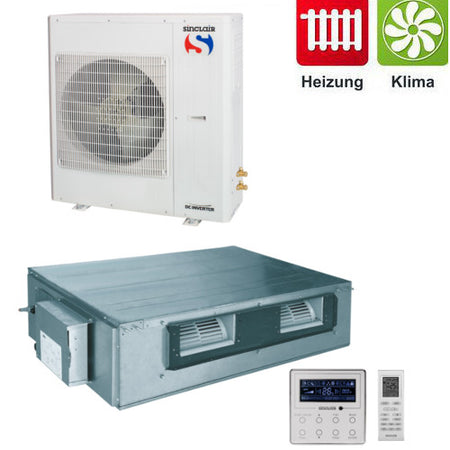 Split - Kanalklimagerät Sinclair UNI DC-Inverter 10kW 3Phasig