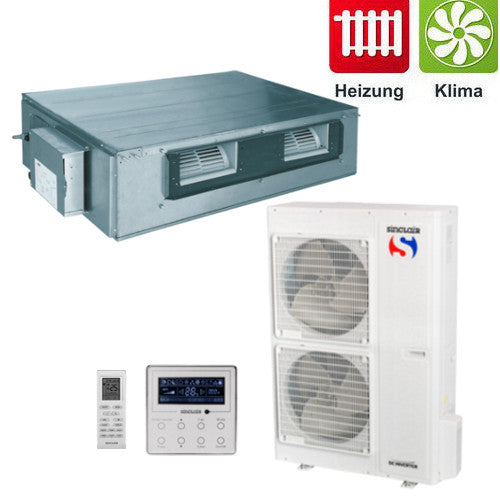 Split - Kanalklimagerät Sinclair UNI DC-Inverter 11,5 kW 3Phasig