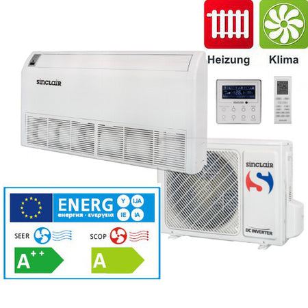 Split-Klimaanlage Truhenklimaanlage Sinclair UNI DC-Inverter 2,6 kW