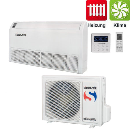 Sinclair Wand / Bodentruhen Klimagerät UNI DC-Inverter Baureihe 7 kW