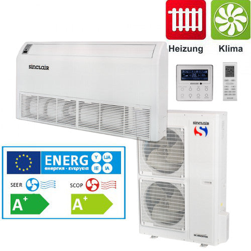 Sinclair Truhen Klimagerät DC-Inverter Klimaanlage UNI Baureihe 14kW