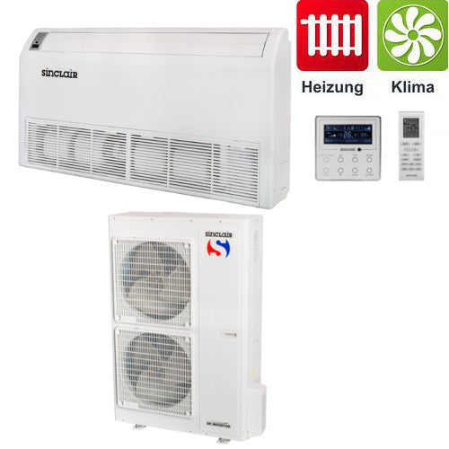 Sinclair Truhen Klimagerät DC-Inverter Klimaanlage UNI Baureihe 14kW
