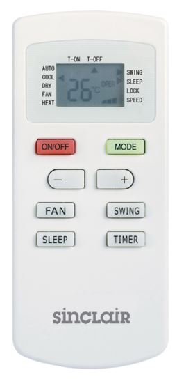 Klimaanlage Sinclair Monosplit Inverter System Rocky ASH-12AIR 3,2kW
