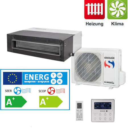 Split - Kanalklimagerät Sinclair UNI DC-Inverter 