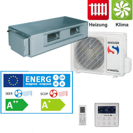 Sinclair Kanalklimagerät DC-Inverter Klimaanlage UNI Baureihe 7kW