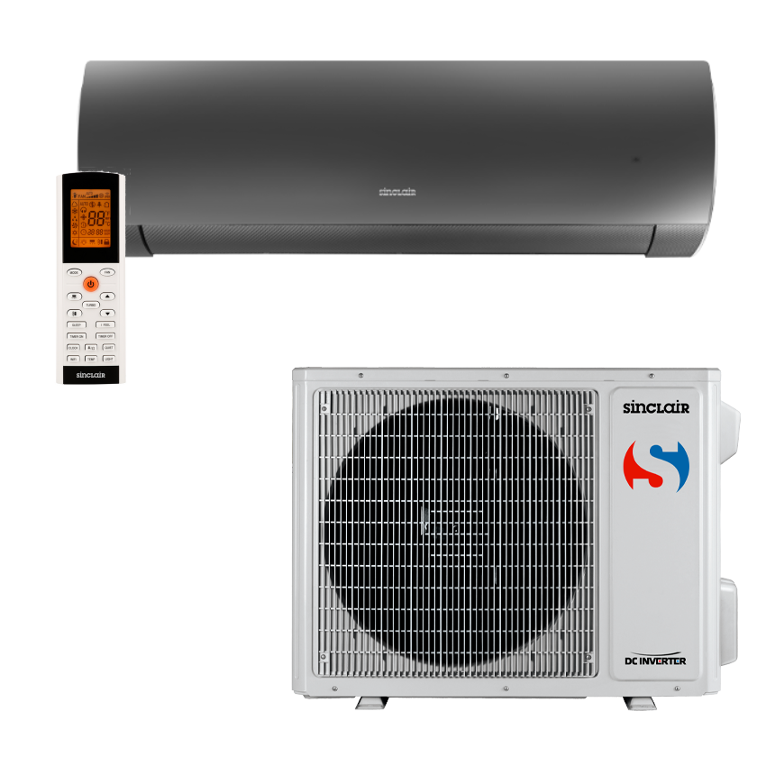 Sinclair Monosplit Klimaanlage Terrel SIH-09BITB + SOH09BIT 
