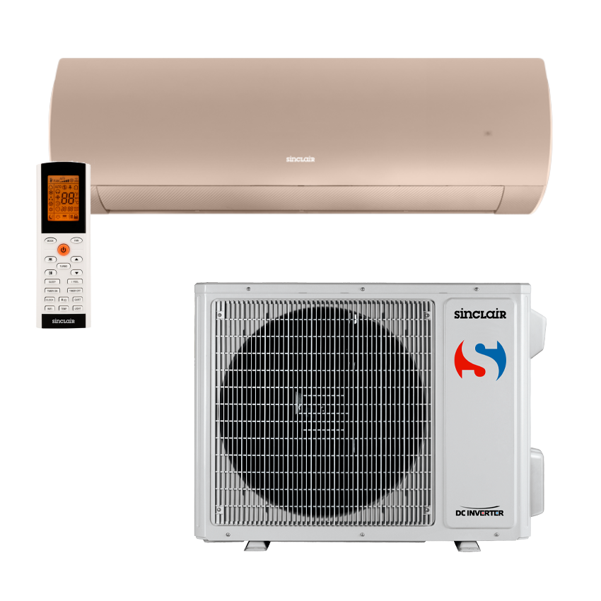 Sinclair Monosplit Klimaanlage in champagner SIH-18BITC+SOH-18BIT | klimaworld.com