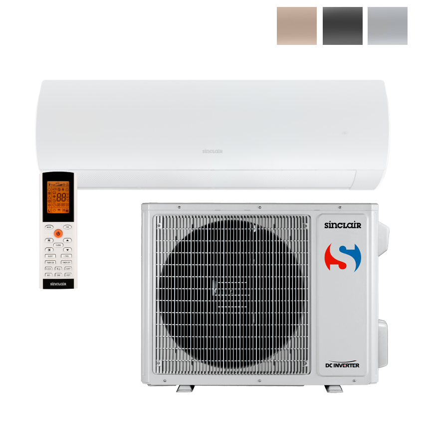 Sinclair Monosplit Klimaanlage SIH-13BIT - SOH-13BIT | klimaworld.com