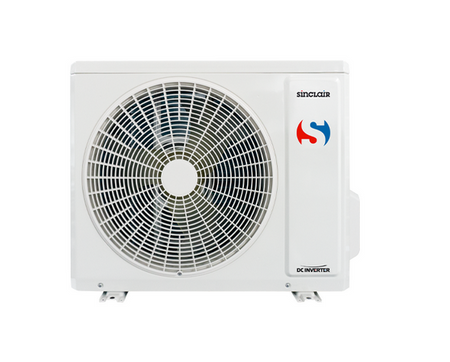 SINCLAIR Klimaanlage Aussengeraet TERREL in Weiss, frontal | klimaworld.com