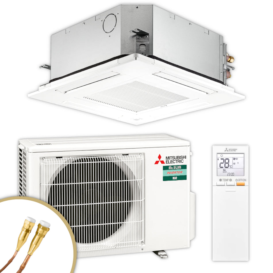 Mitsubishi Split Klimaanlage Decken-Set SUZ/SLZ-M35FA2 | 3,5 kW | Klimaworld.com