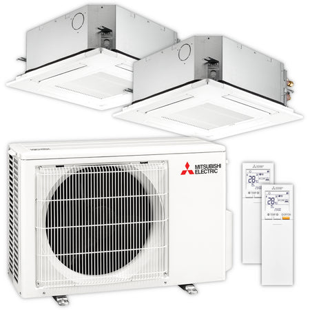 Mitsubishi Multisplit Klimaanlage Decke | SLZ-M | 3,5 kW + 3,5 kW | Klimaworld.com