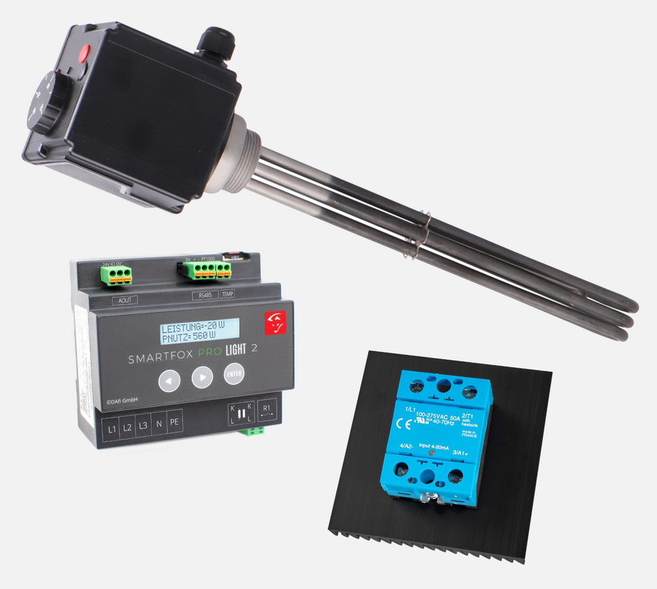 SmartFox Warmwasserbereitungs Set | inkl. Steuereinheit | 3kW | 1-ph.