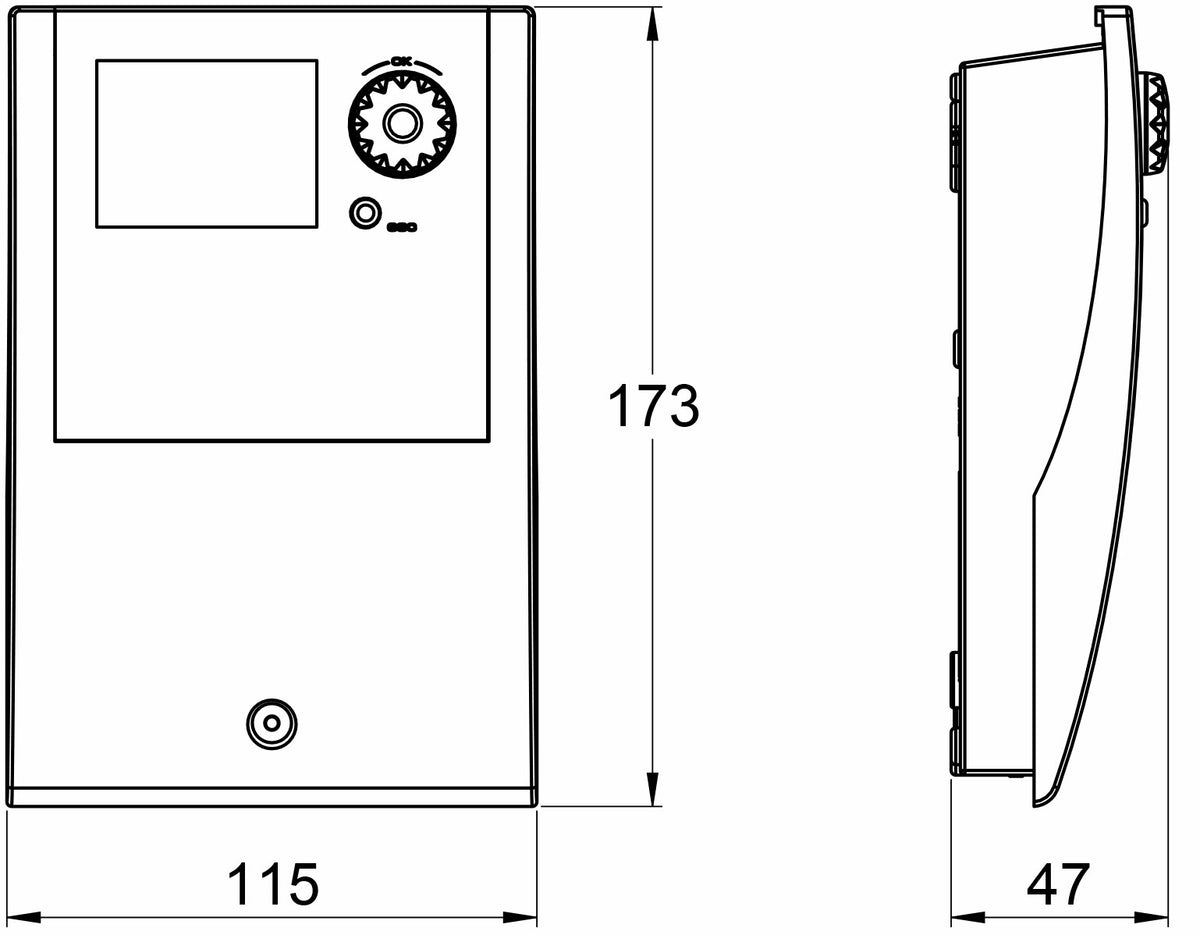 LK Armatur LK 160 SmartBio Maßzeichnung