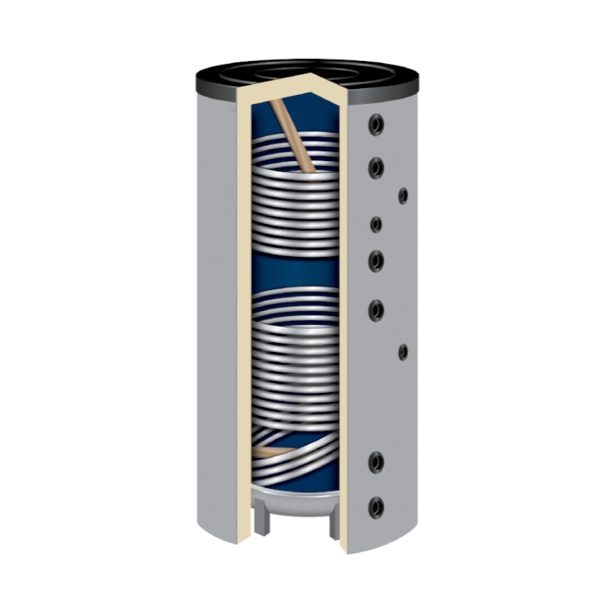 TWL emaillierter Bivalenter Solarspeicher SO.800