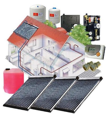 Solarpaket WT-B/22 Röhrenkollektorset 