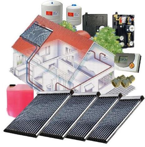 Solarpaket WT-B/30 Röhrenkollektorset 
