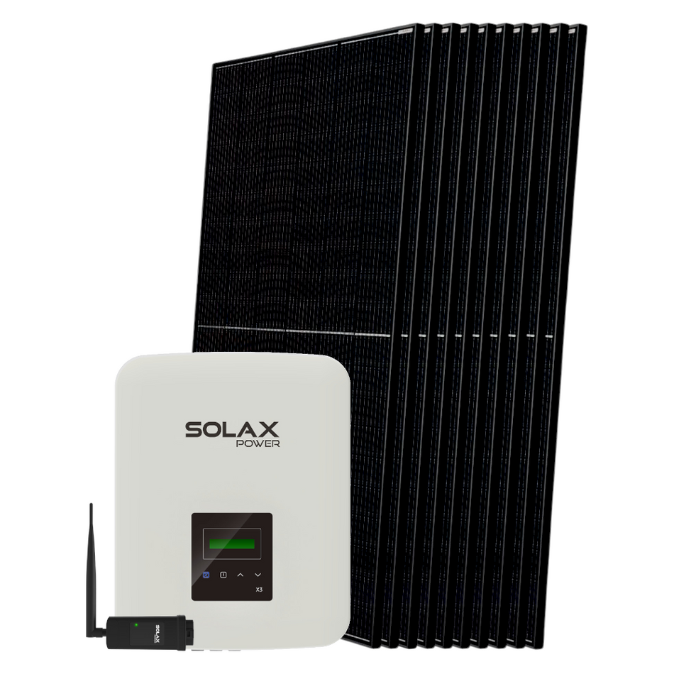 Solax Solaranlage 4 kW | kompl. Set  | 10x 380 W Solarmodule | 3 Ph.