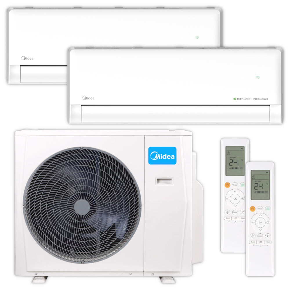 MIDEA Multisplit Klimaanlage Set | Solstice | 2,6 kW + 2,6 kW | Klimaworld.com