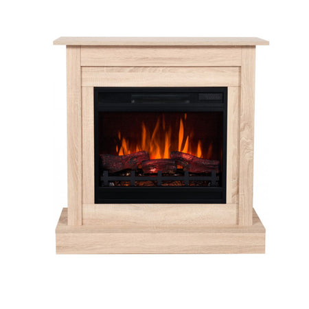 Aflamo LED Standkamin Vigo Classic sonoma 3D