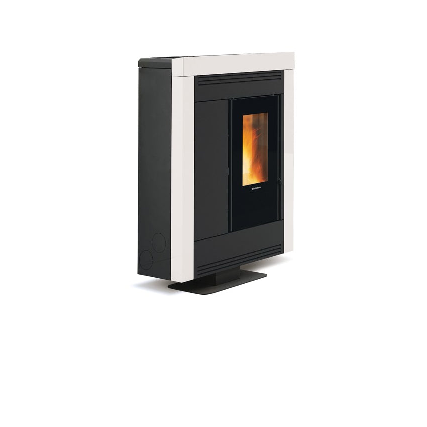 Extraflame Pelletofen Souvenir Steel Evon in weiss