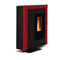 Extraflame Pelletofen | Souvenir Steel (Kanalisiert) Bordeaux 10,2 kW