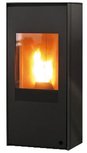 Pelletofen EdilKamin Lou Pelletkaminofen mit 8 kW Passivhaus 