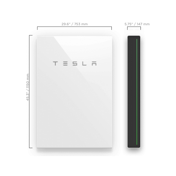 Tesla Powerwall 2.0 Heimspeicher mit 13,5 Kilowattstunden 