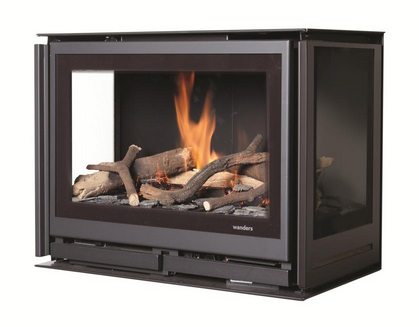 Square 60 Wanders fires&stoves | dreiseitige Verglasung | klimaworld.com