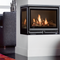 Wanders Gaskamin | SQUARE 60G Eck Links  (G25) Erdgas  LL | 4,8 kW