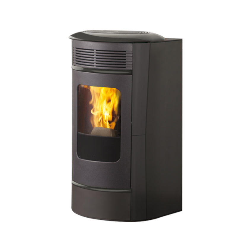 Edilkamin Sally Stahl, Keramik Einsätze grau