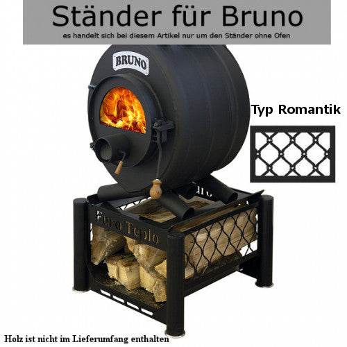 Ständer unter den Ofen BRUNO- Typ Romantik