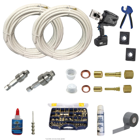FLEX-TUBE | Starter-Kit | 3/8 | 5/8 | inkl. hydraulischer Akkupresse