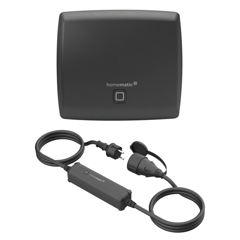 Homematic IP Starter Set Garten mit Schalt-Mess-Kabel (Außensteckdose)