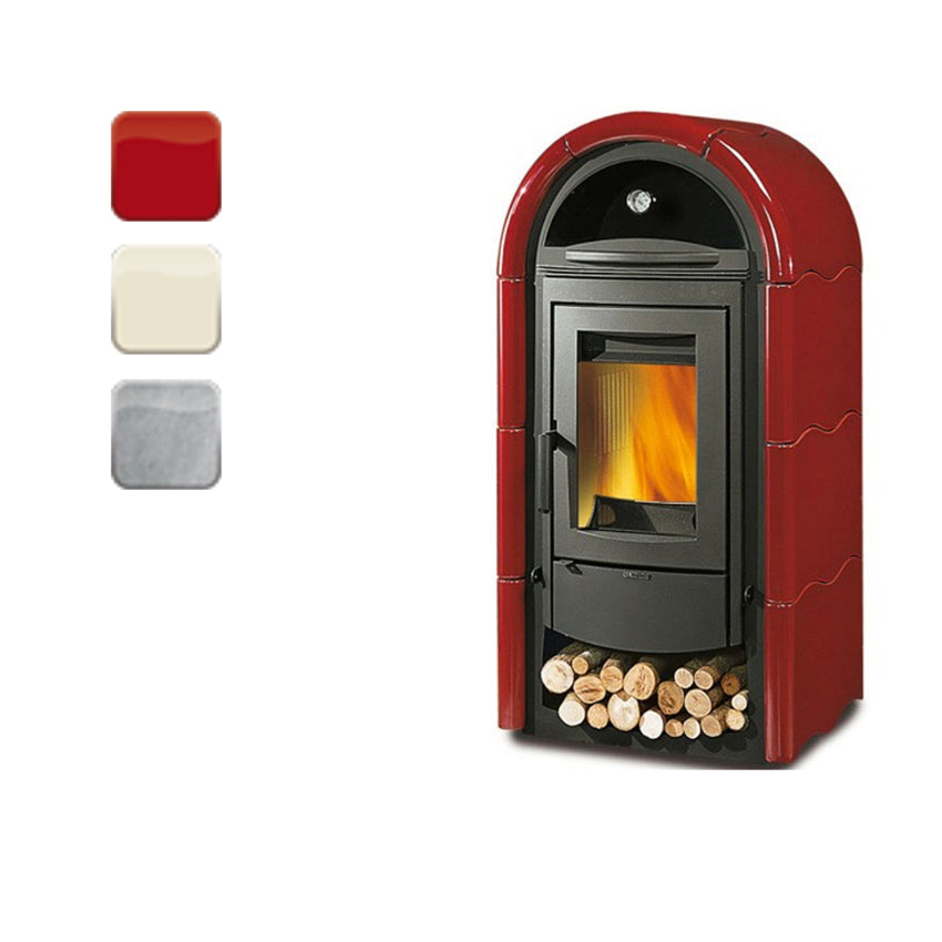 La Nordica Holzofen mit Holzfach und Backfach | Stefany Forno