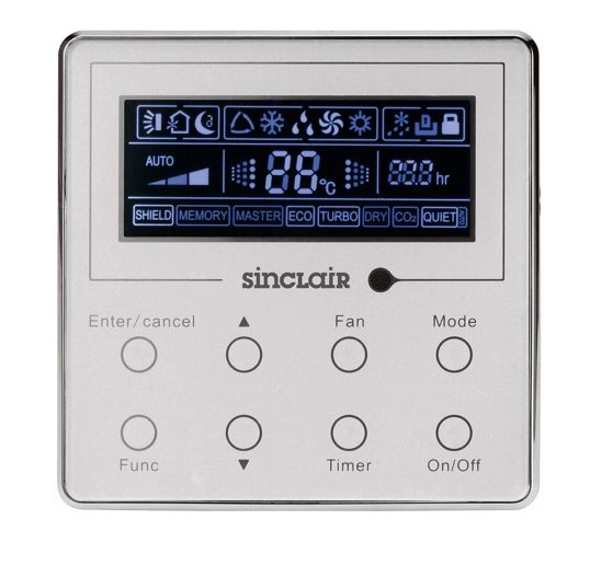 Split-Klimaanlage Truhenklimaanlage Sinclair UNI DC-Inverter 2,6 kW