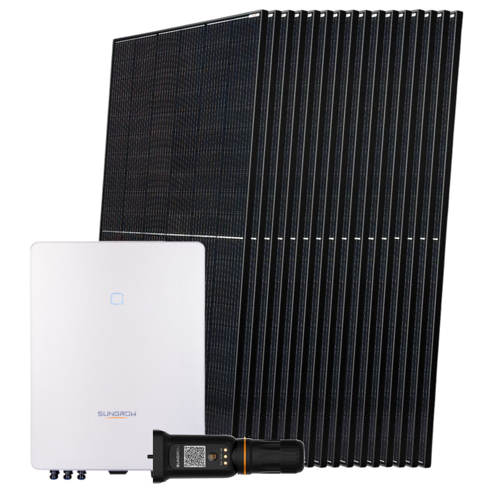 Sungrow Solar Komplett Set | 16x 380 Watt Halbzellen Module | 6,08 kWp