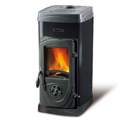 La Nordica Holzofen Werkstattofen | Super Max schwarz 