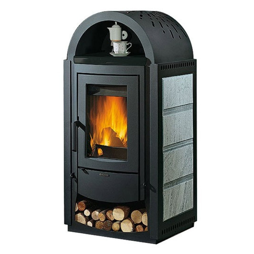 La Nordica Holzofen mit Warmhaltefach Svezia New BII Naturstein
