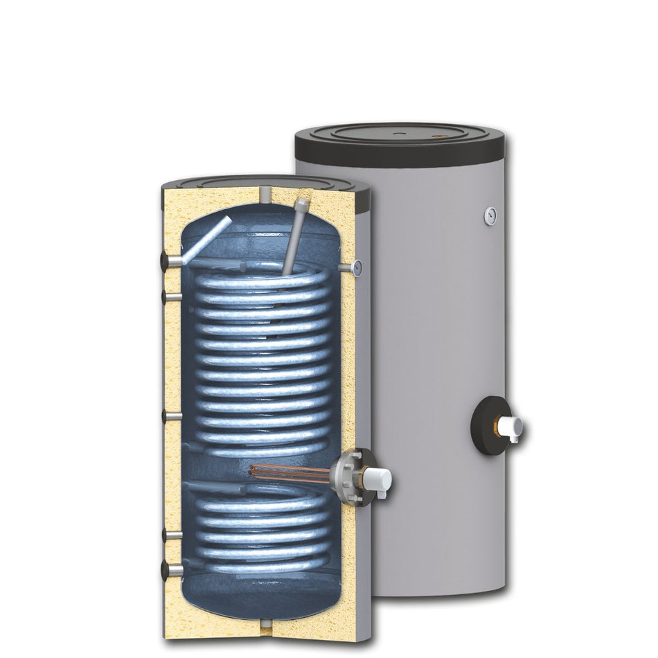 ThermoFlux Wärmepumpenspeicher SWP2N 300 | mit 2 Wärmetauscher | www.klimaworld.com